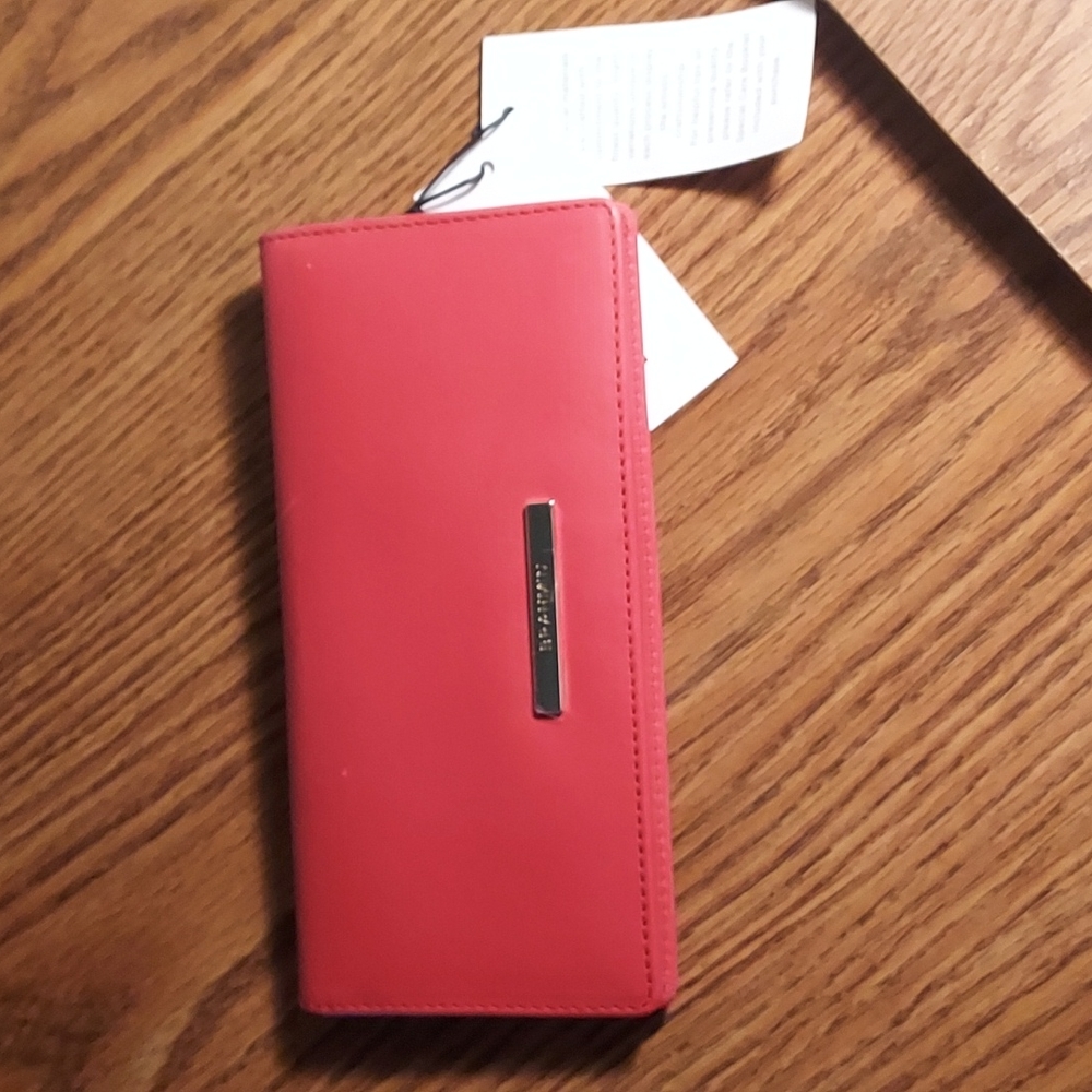 Brahmin NWT Ady Wallet  in Heat Vik leather